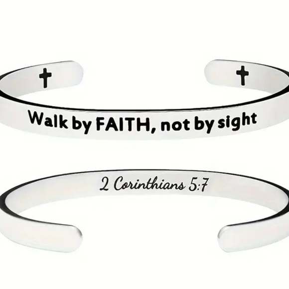 Inspirational Cuff Bracelet - Picture 4 of 4